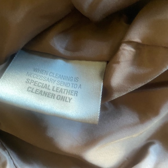 Beautiful Wilson’s Leather Brown Perforated Jacket - Picture 8 of 8